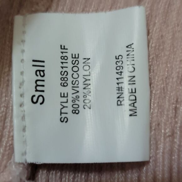 * Quinn pale pink pullover long sleeve sweater - Picture 5 of 7